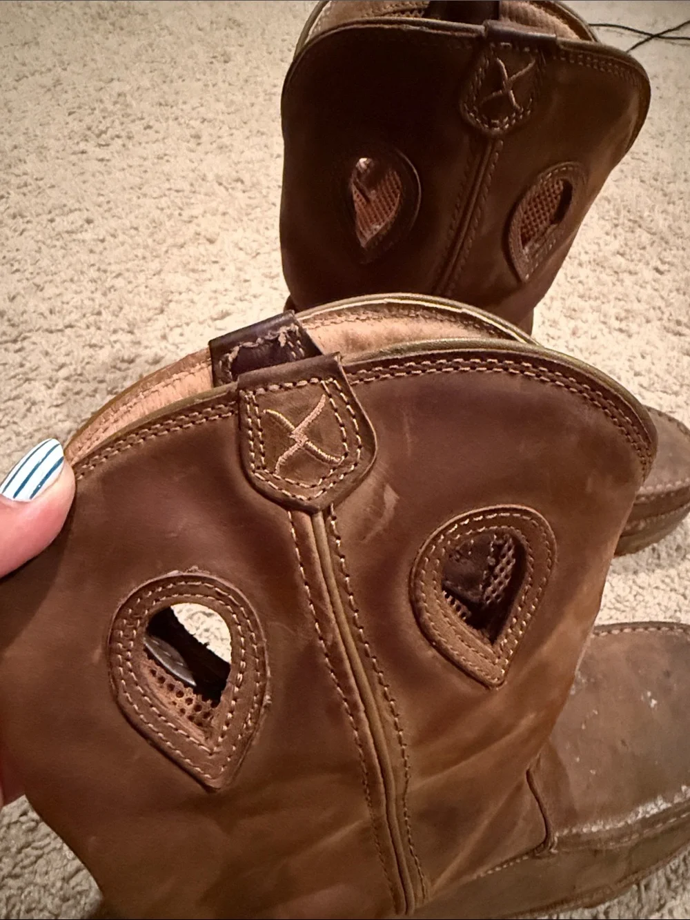 Brown Leather Work Boots